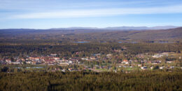 Landskapsbild över Malung-Sälen