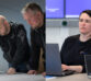 Anställda på Malung-Sälens Elverk arbetar på kontor.