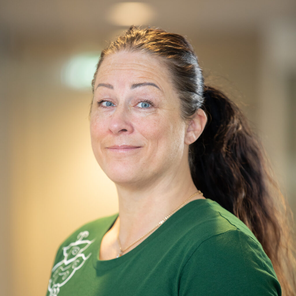 Jeanette Helmer, Massageterapeut på Malung-Sälens Företagshälsa.